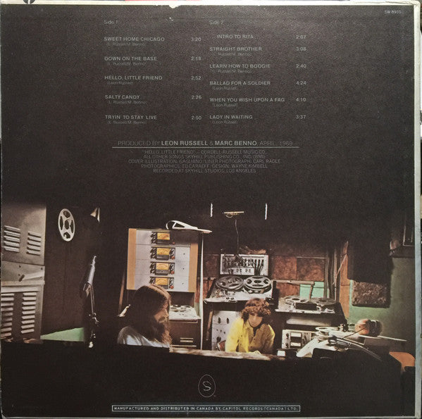 Leon Russell & Marc Benno : Asylum Choir II (LP, Album)