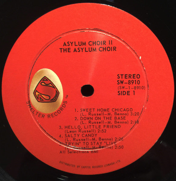 Leon Russell & Marc Benno : Asylum Choir II (LP, Album)