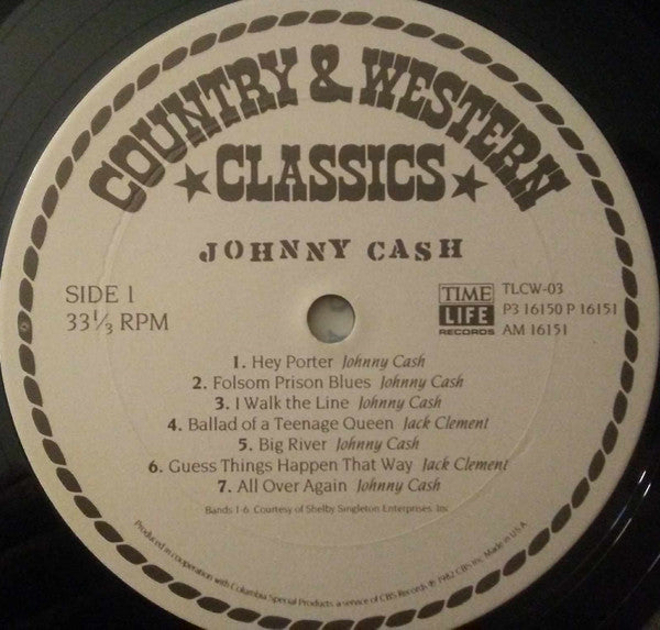 Johnny Cash : Country & Western Classics: Johnny Cash (3xLP, Comp + Box)