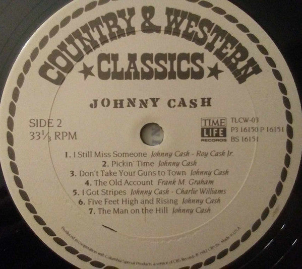 Johnny Cash : Country & Western Classics: Johnny Cash (3xLP, Comp + Box)