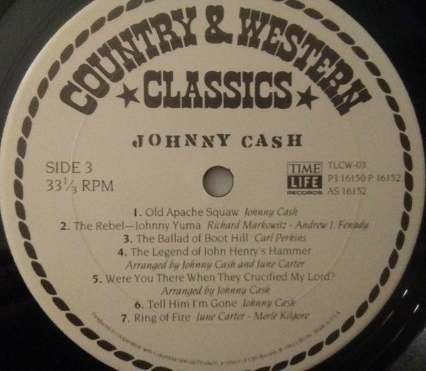 Johnny Cash : Country & Western Classics: Johnny Cash (3xLP, Comp + Box)