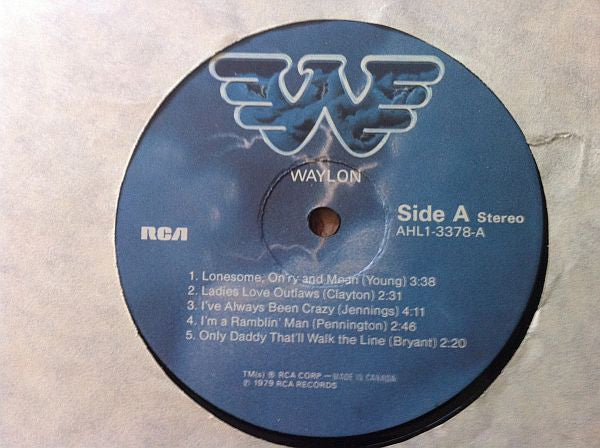 Waylon* : Greatest Hits (LP, Comp, Whi)