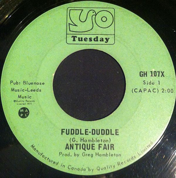 Antique Fair : Fuddle-Duddle (7", Single)