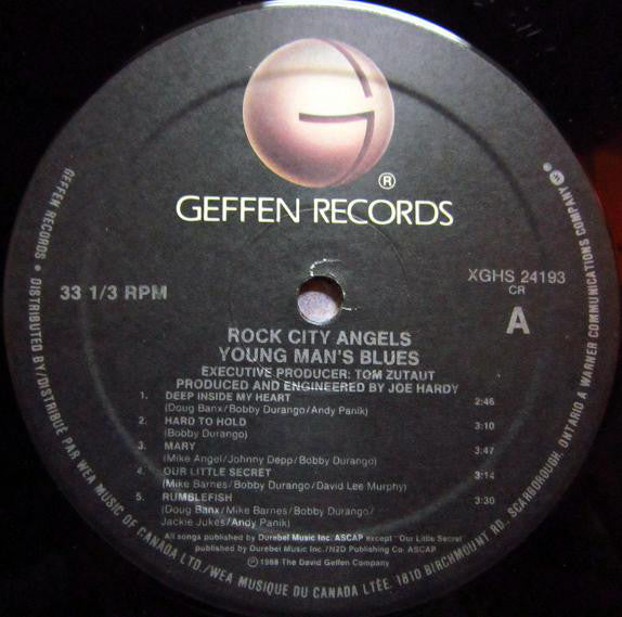 Rock City Angels : Young Man's Blues (2xLP, Album, Gat)