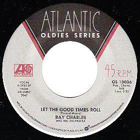 Ray Charles And His Orchestra : Let The Good Times Roll (7", RE)