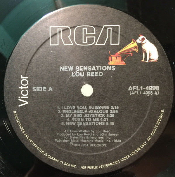Lou Reed : New Sensations (LP, Album)