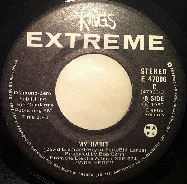 The Kings : Switchin' To Glide (7")