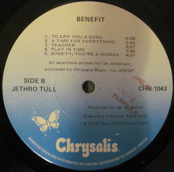 Jethro Tull : Benefit (LP, Album, RE)