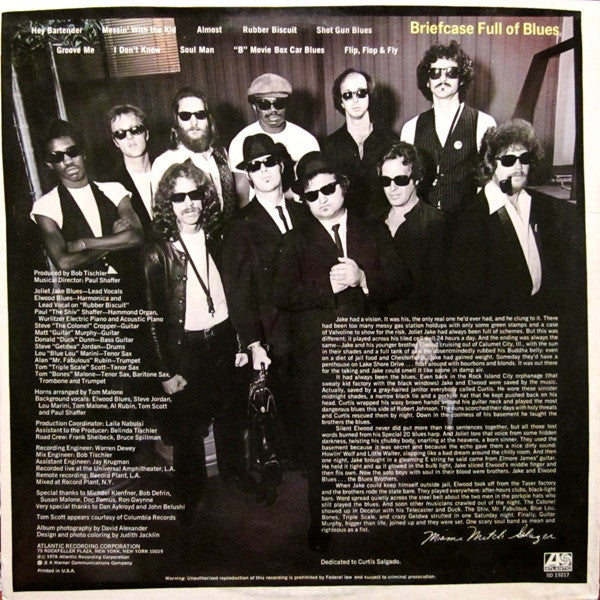 The Blues Brothers : Briefcase Full Of Blues (LP, Album, SP )