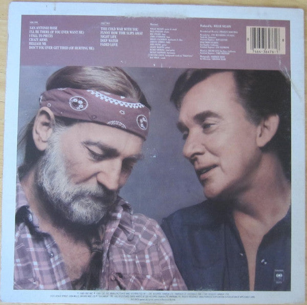 Willie Nelson & Ray Price : San Antonio Rose (LP, Album)