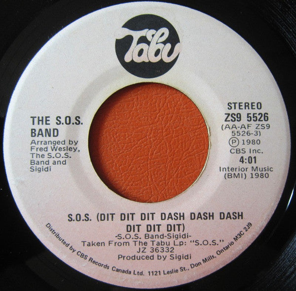 The S.O.S. Band : S.O.S. (Dit Dit Dit Dash Dash Dash Dit Dit Dit) (7", Single)