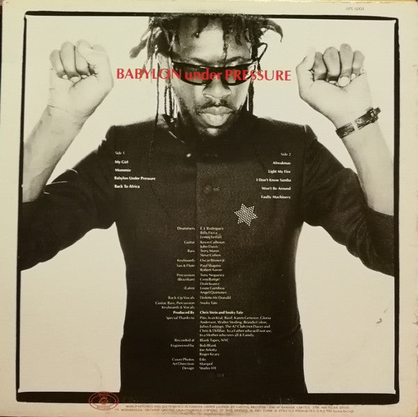 Snuky Tate : Babylon Under Pressure (LP, Album)