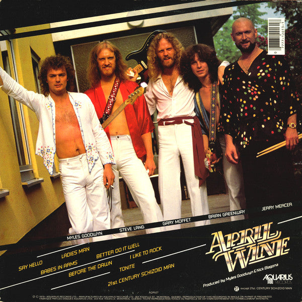 April Wine : Harder.....Faster (LP, Album, Cap)