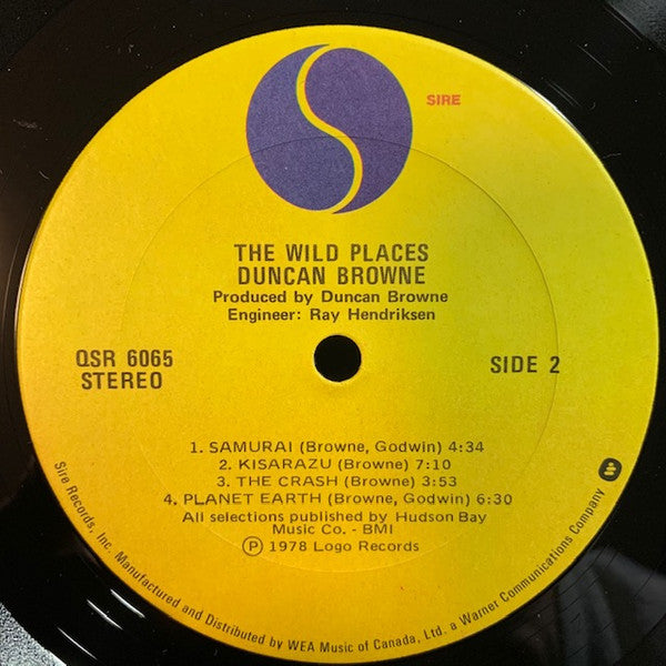 Duncan Browne : The Wild Places (LP, Album)