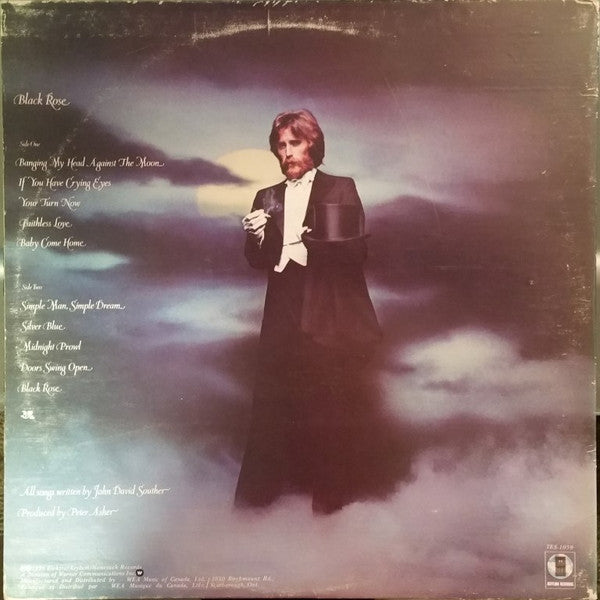 John David Souther : Black Rose (LP, Album)