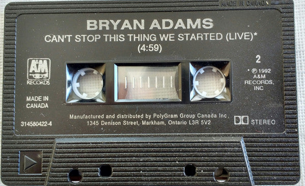 Bryan Adams : Please Forgive Me (Cass, Single, Dol)