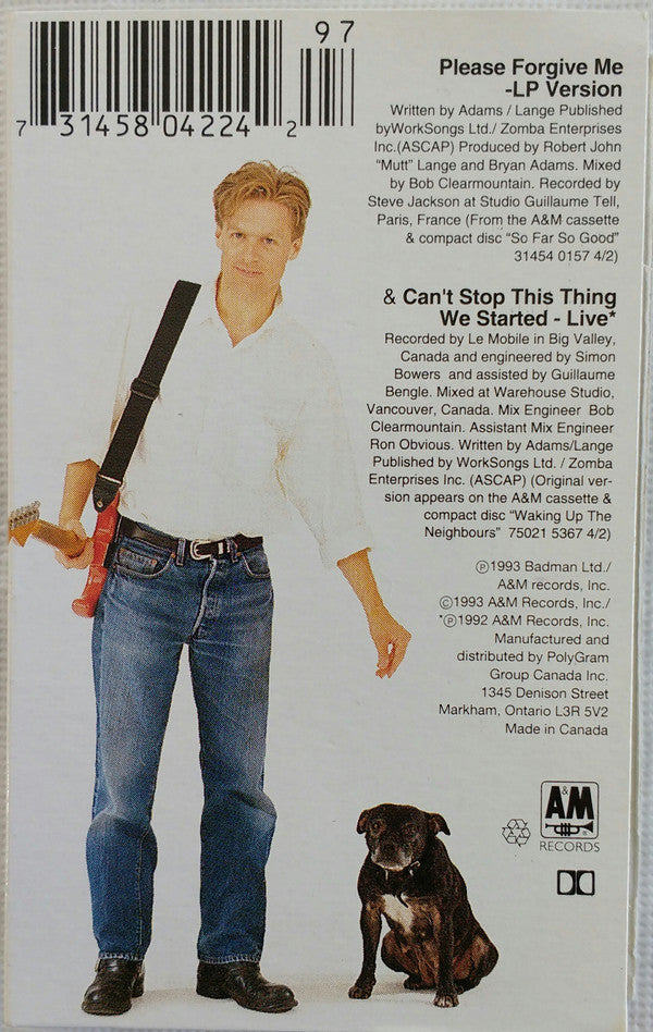 Bryan Adams : Please Forgive Me (Cass, Single, Dol)