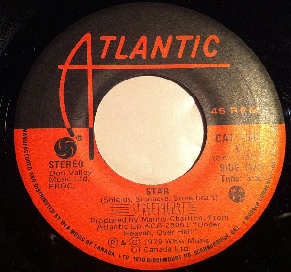 Streetheart : Under My Thumb / Star (7")