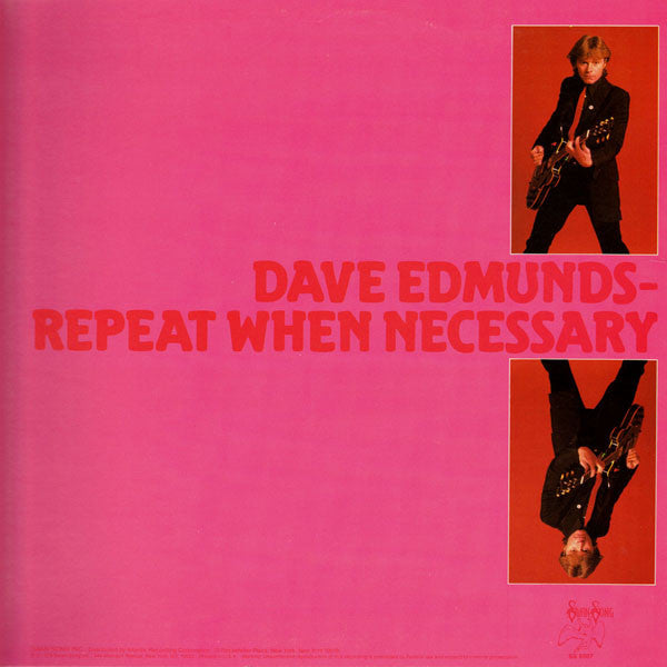 Dave Edmunds : Repeat When Necessary (LP, Album, Mon)