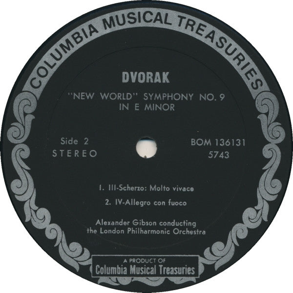 Antonín Dvořák, London Philharmonic Orchestra, Alexander Gibson : Symphony No. 9 In E Minor ("From The New World") (LP)