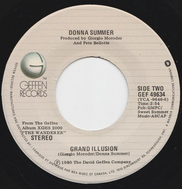 Donna Summer : Cold Love (7", Single)