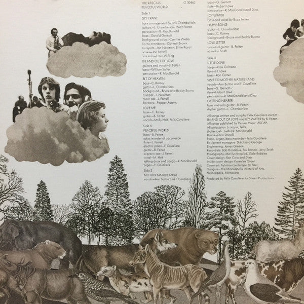 The Rascals : Peaceful World (2xLP, Album)