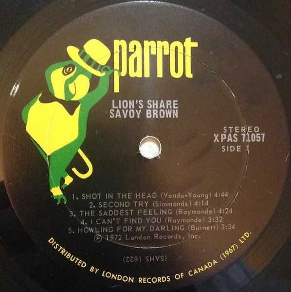 Savoy Brown : Lion's Share (LP, Album)