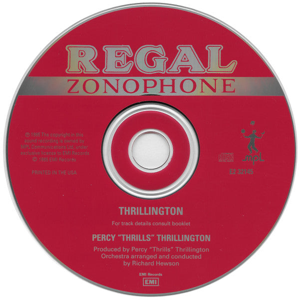 Percy "Thrills" Thrillington* : Thrillington (CD, Album, RE)
