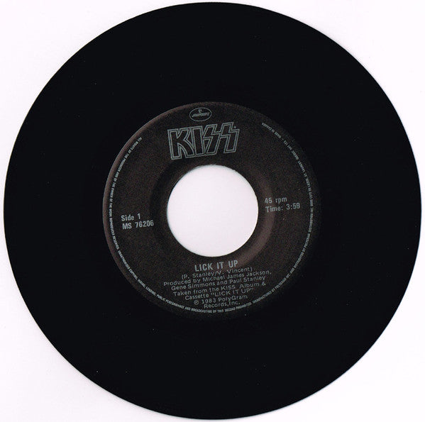 Kiss : Lick It Up (7", Single)
