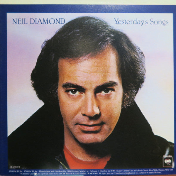 Neil Diamond : Yesterday's Songs (7", Single)