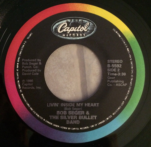 Bob Seger And The Silver Bullet Band : Like A Rock (7")
