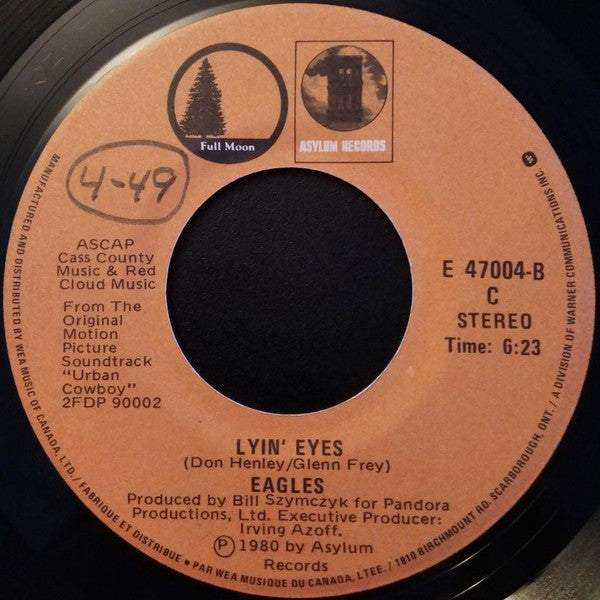 Johnny Lee (3) / Eagles : Lookin' For Love / Lyin' Eyes (7")