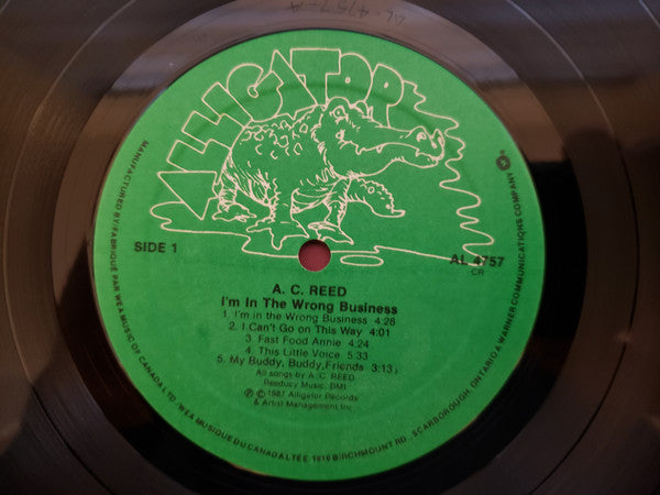 A.C. Reed : I'm In The Wrong Business (LP, Album)