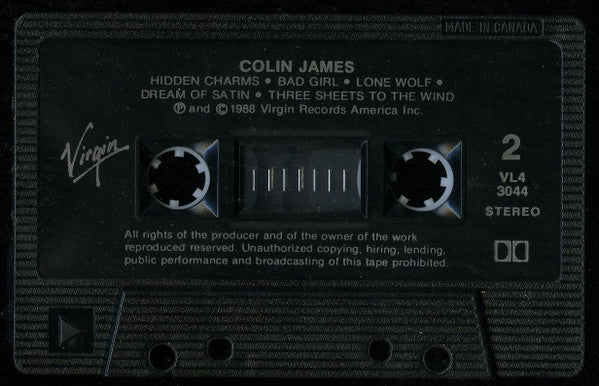 Colin James (2) : Colin James (Cass, Album, CrO)