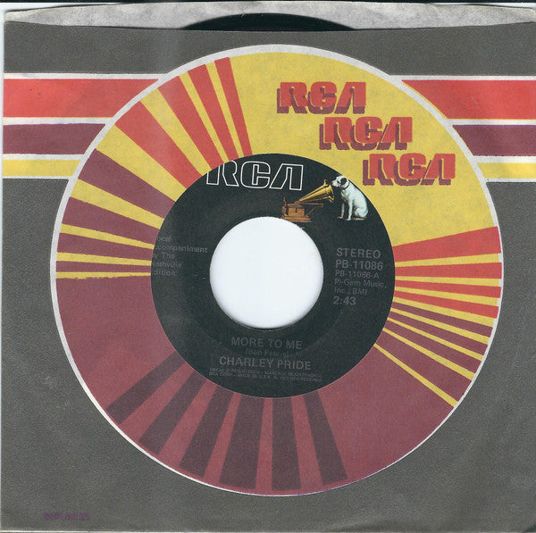 Charley Pride : More To Me (7", Single)