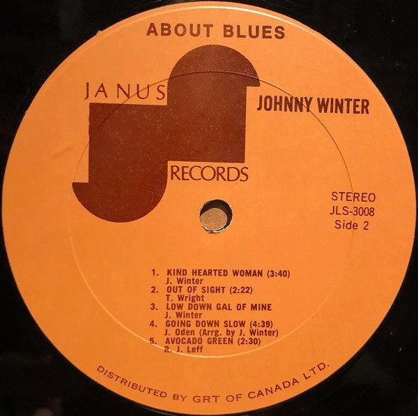 Johnny Winter : About Blues (LP, Comp)