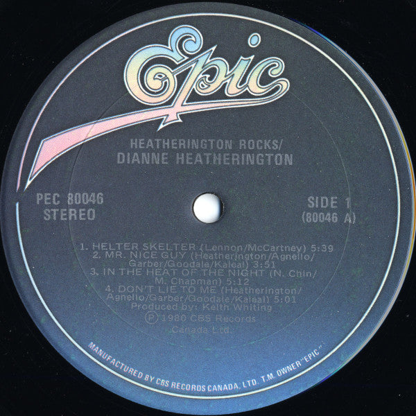 Dianne Heatherington : Heatherington Rocks (LP, Album)
