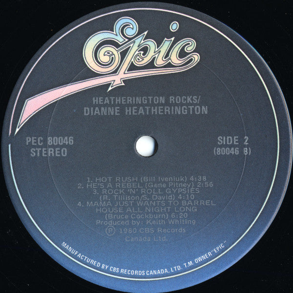 Dianne Heatherington : Heatherington Rocks (LP, Album)