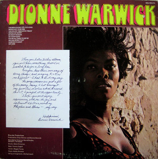 Dionne Warwick : Soulful (LP, Album, RP)