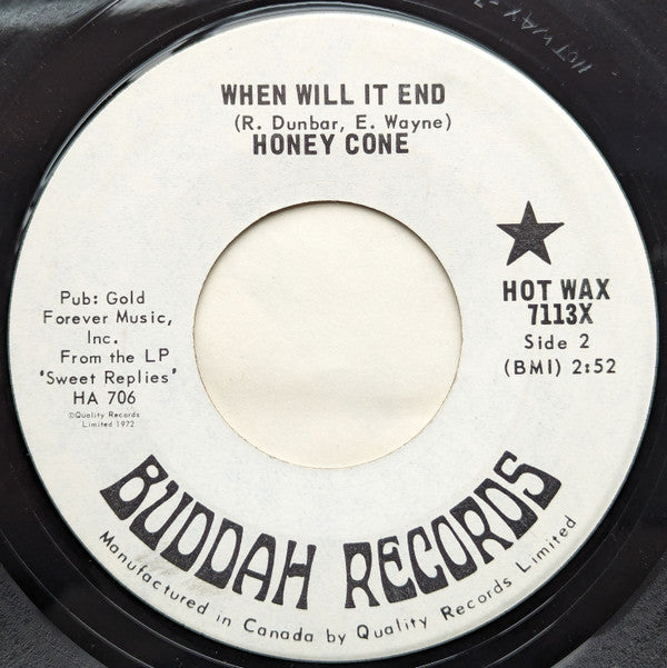 Honey Cone : The Day I Found Myself (7", Single)