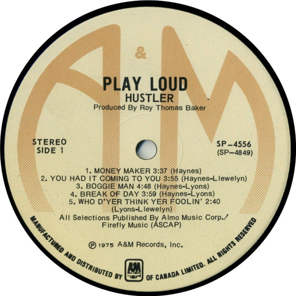 Hustler (9) : Play Loud (LP, Album)