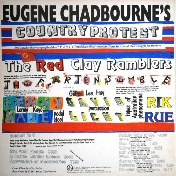 Eugene Chadbourne : Country Protest (LP, Album)