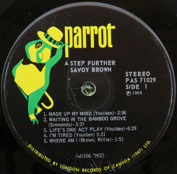 Savoy Brown : A Step Further (LP, Album, Gat)