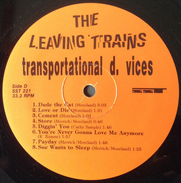 The Leaving Trains : Transportational D. Vices (LP, Album)