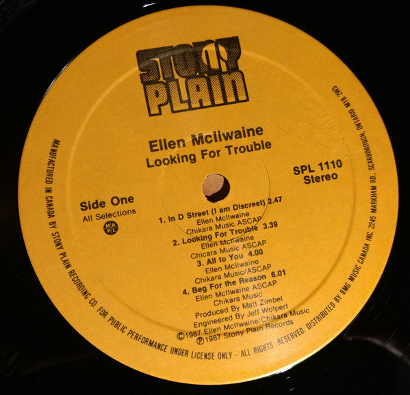 Ellen McIlwaine : Looking For Trouble (LP, Album)