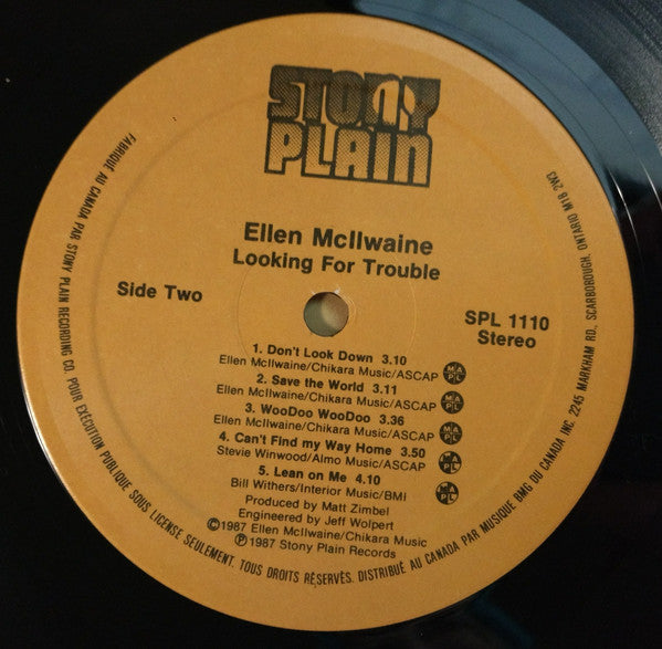 Ellen McIlwaine : Looking For Trouble (LP, Album)