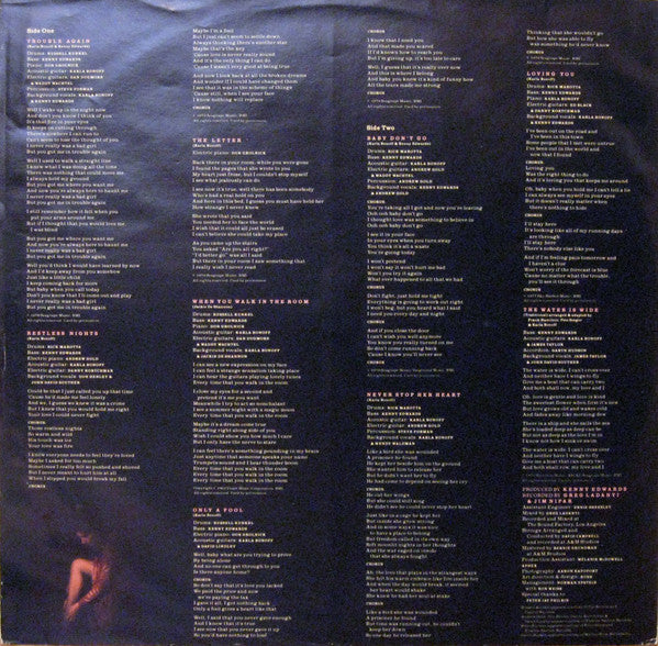 Karla Bonoff : Restless Nights (LP, Album)