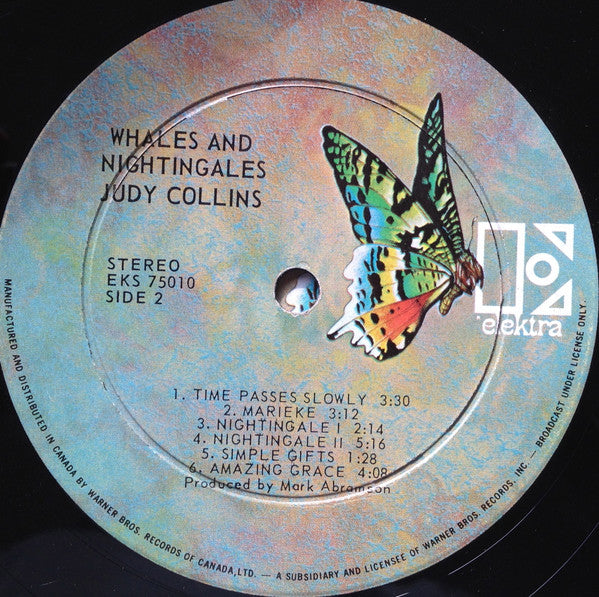 Judy Collins : Whales And Nightingales (LP, Album)