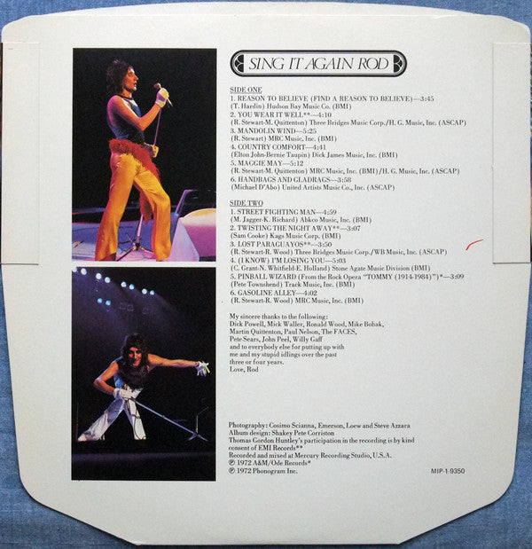 Rod Stewart : Sing It Again Rod (LP, Comp)