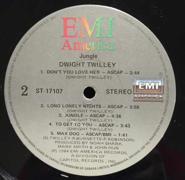 Dwight Twilley : Jungle (LP, Album)